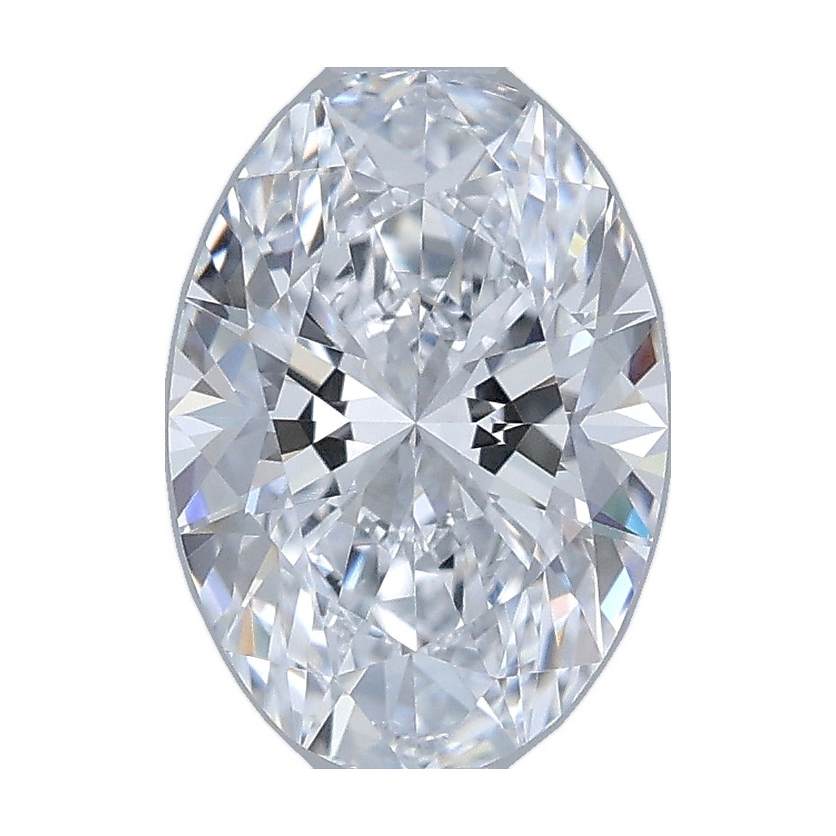 1.05 ct oval lab-grown diamond, E color, VVS1 clarity, IGI certified, still from its 360° video