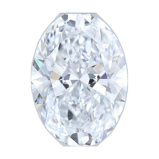 1.05 ct oval lab-grown diamond, E color, VVS2 clarity, IGI certified, still from its 360° video