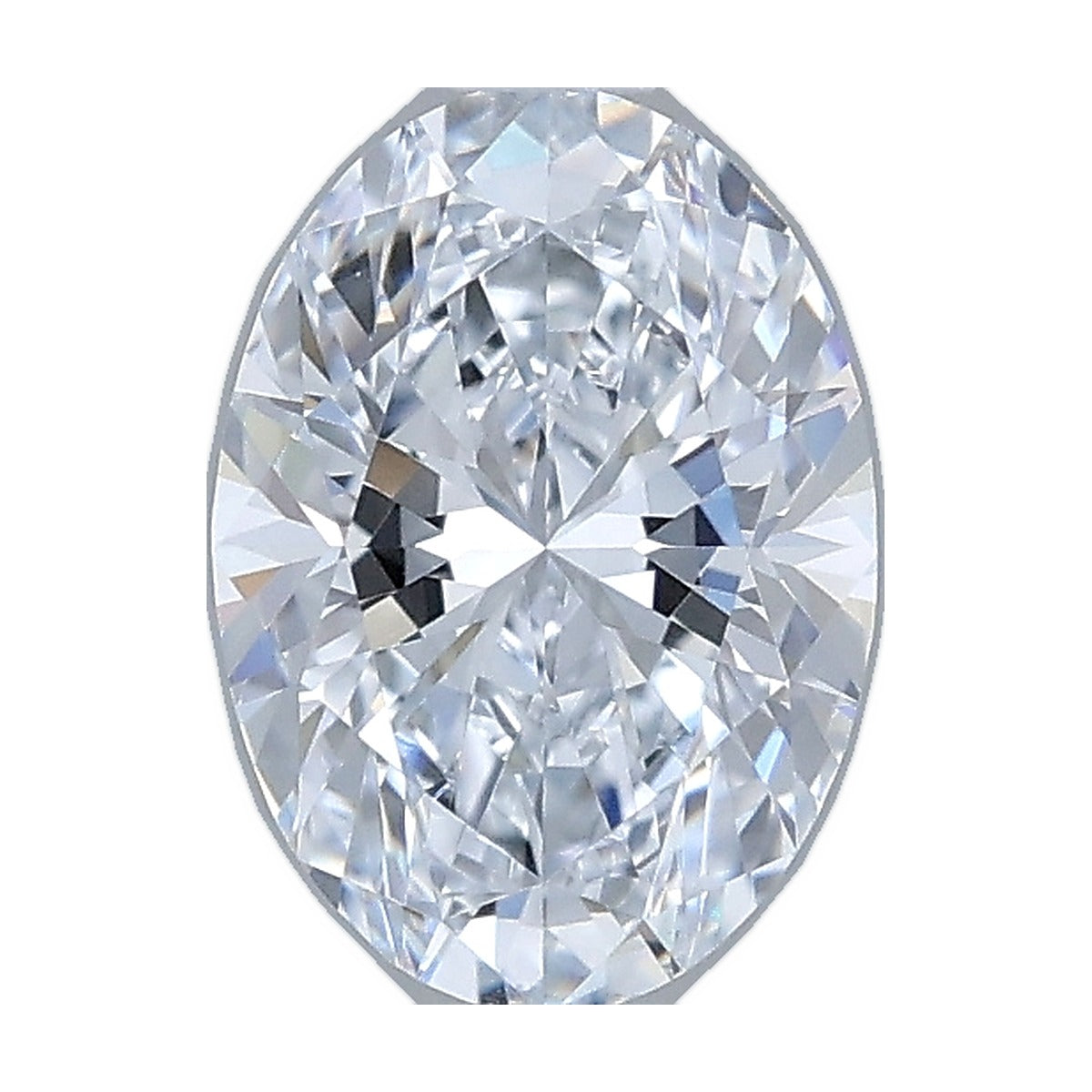 1.05 ct oval lab-grown diamond, F color, VS1 clarity, IGI certified, still from its 360° video