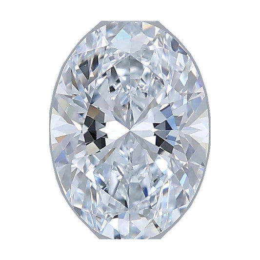1.05 ct oval lab-grown diamond, F color, VS1 clarity, IGI certified, still from its 360° video