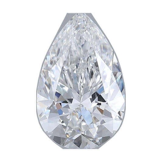 1.05 ct pear lab-grown diamond, E color, VS1 clarity, IGI certified, still from its 360° video