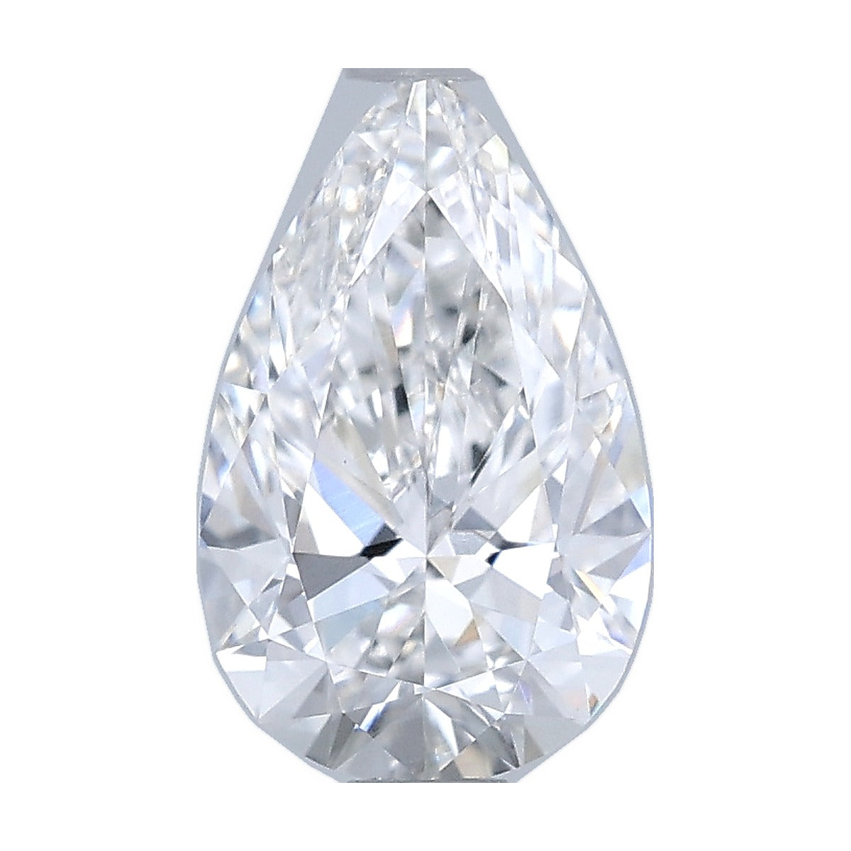 1.05 ct pear lab-grown diamond, E color, VVS2 clarity, IGI certified, still from its 360° video