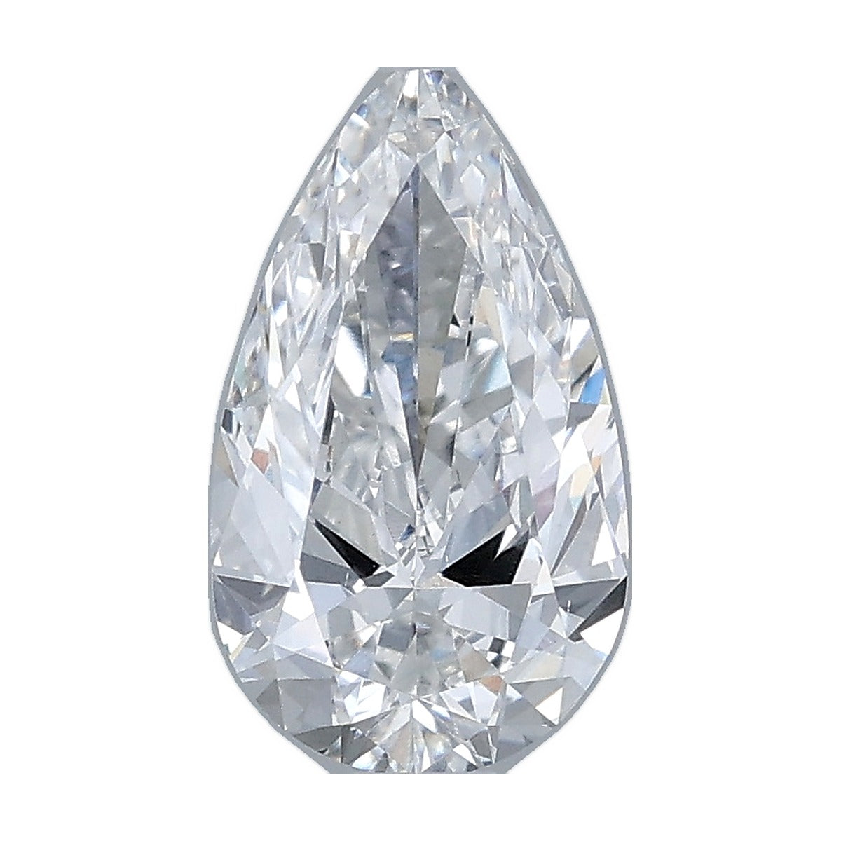 1.05 ct pear lab-grown diamond, F color, VS1 clarity, IGI certified, still from its 360° video
