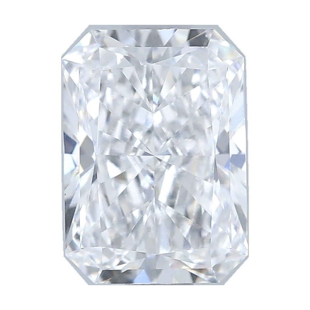 1.05 ct radiant lab-grown diamond, D color, VS1 clarity, IGI certified, still from its 360° video