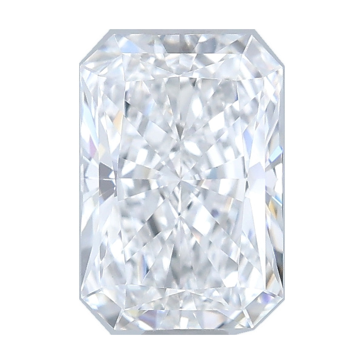 1.05 ct radiant lab-grown diamond, D color, VVS2 clarity, IGI certified, still from its 360° video