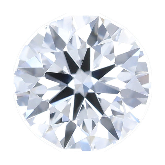 1.05 ct round lab-grown diamond, D color, VS1 clarity, IGI certified, still from its 360° video