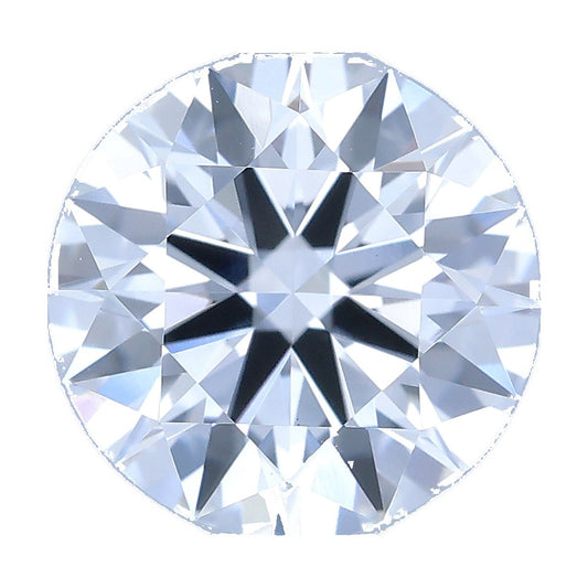 1.05 ct round lab-grown diamond, D color, VS1 clarity, IGI certified, still from its 360° video