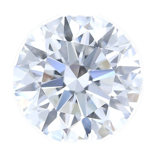 1.05 ct round lab-grown diamond, D color, VS1 clarity, IGI certified, still from its 360° video
