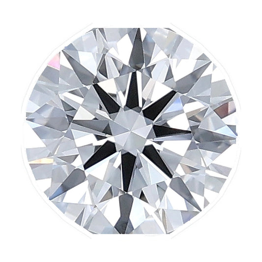 1.05 ct round lab-grown diamond, D color, VS1 clarity, IGI certified, still from its 360° video