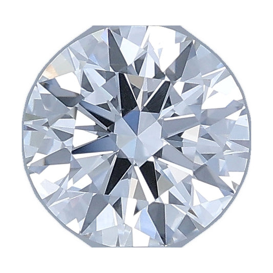 1.05 ct round lab-grown diamond, D color, VS2 clarity, IGI certified, still from its 360° video