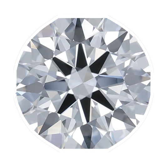 1.05 ct round lab-grown diamond, D color, VVS1 clarity, IGI certified, still from its 360° video
