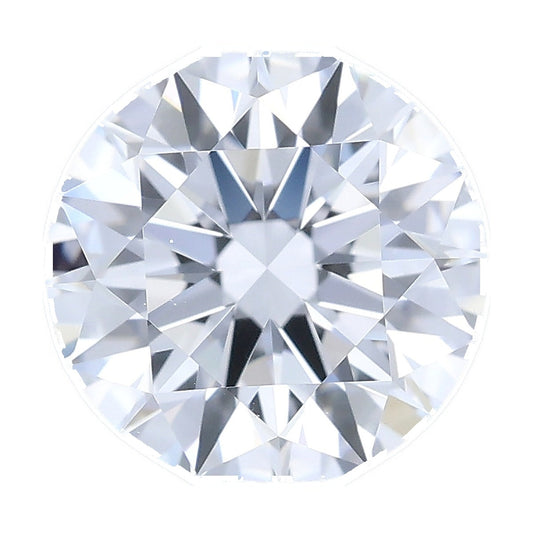 1.05 ct round lab-grown diamond, D color, VVS2 clarity, IGI certified, still from its 360° video