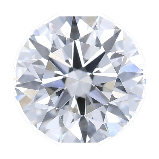1.05 ct round lab-grown diamond, F color, VVS1 clarity, IGI certified, still from its 360° video