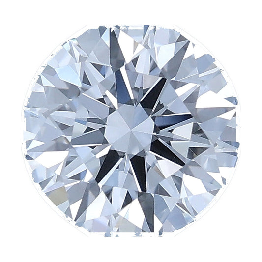 1.05 ct round lab-grown diamond, G color, VVS1 clarity, IGI certified, still from its 360° video