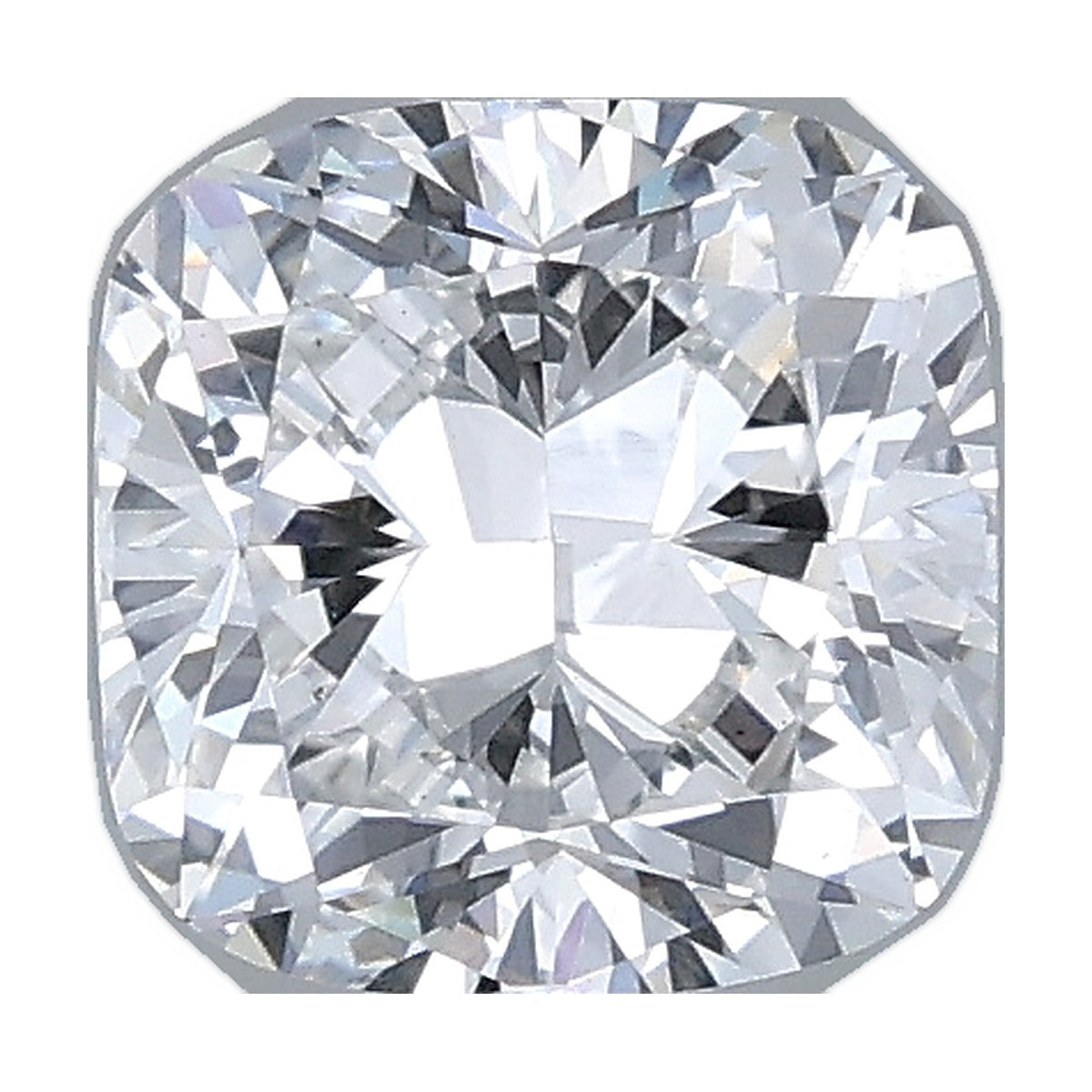 1.06 ct cushion lab-grown diamond, D color, VS1 clarity, IGI certified, still from its 360° video