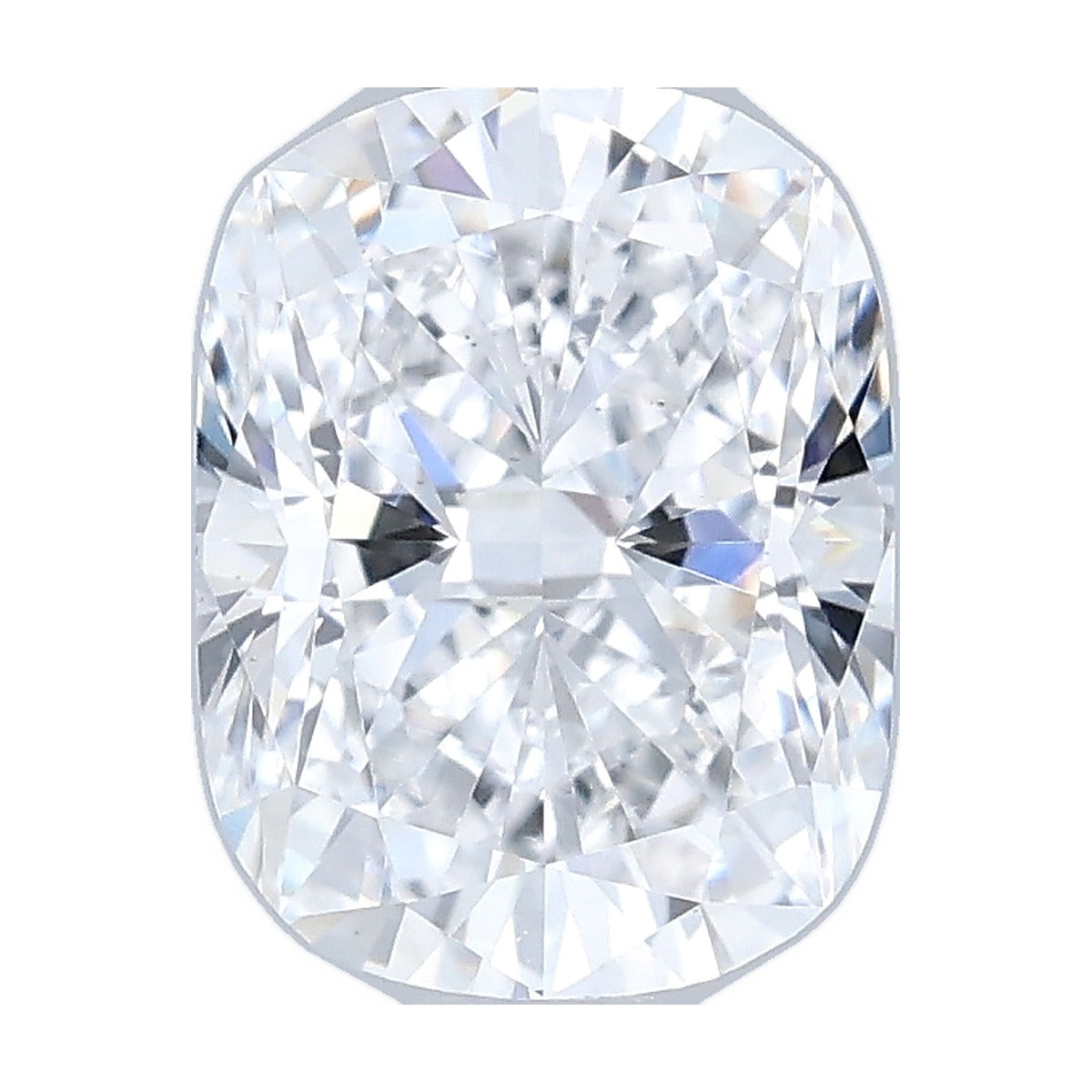 1.06 ct elongated cushion lab-grown diamond, D color, VS2 clarity, IGI certified, still from its 360° video