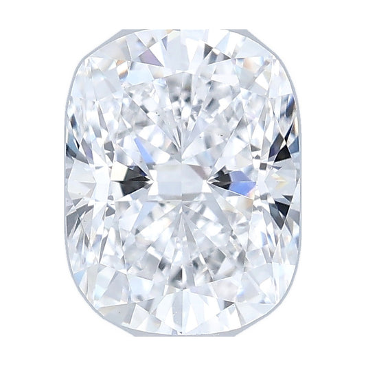 1.06 ct elongated cushion lab-grown diamond, D color, VS2 clarity, IGI certified, still from its 360° video