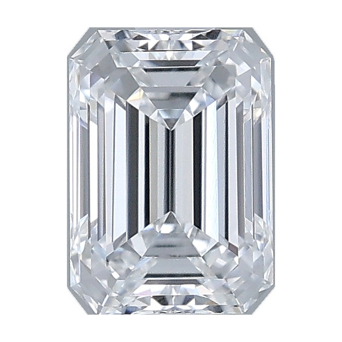 1.06 ct emerald lab-grown diamond, E color, VVS2 clarity, IGI certified, still from its 360° video