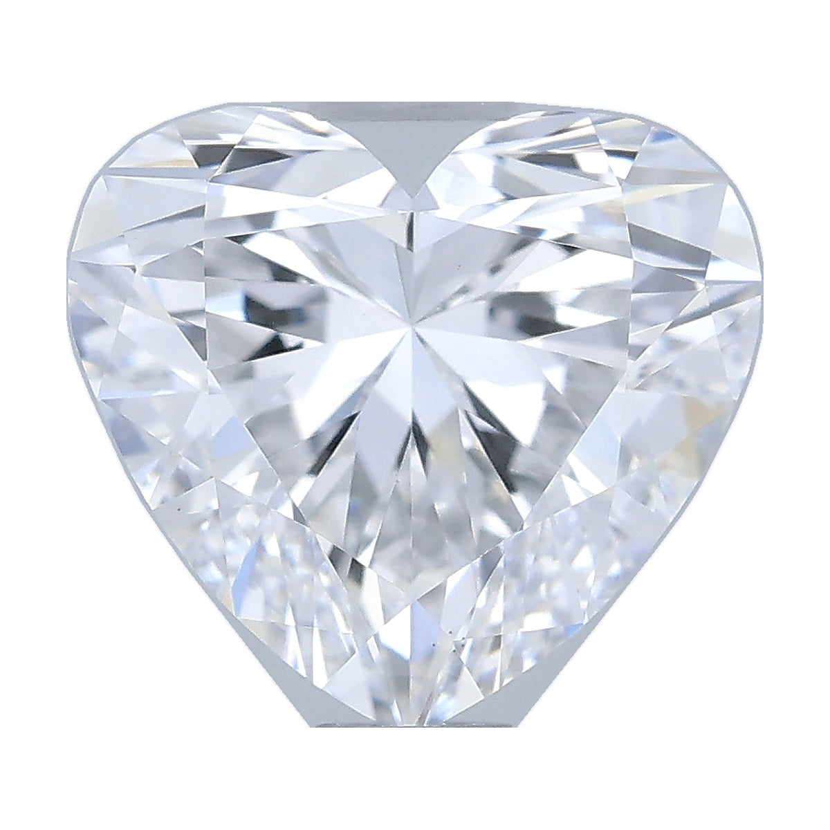 1.06 ct heart lab-grown diamond, D color, VS1 clarity, IGI certified, still from its 360° video