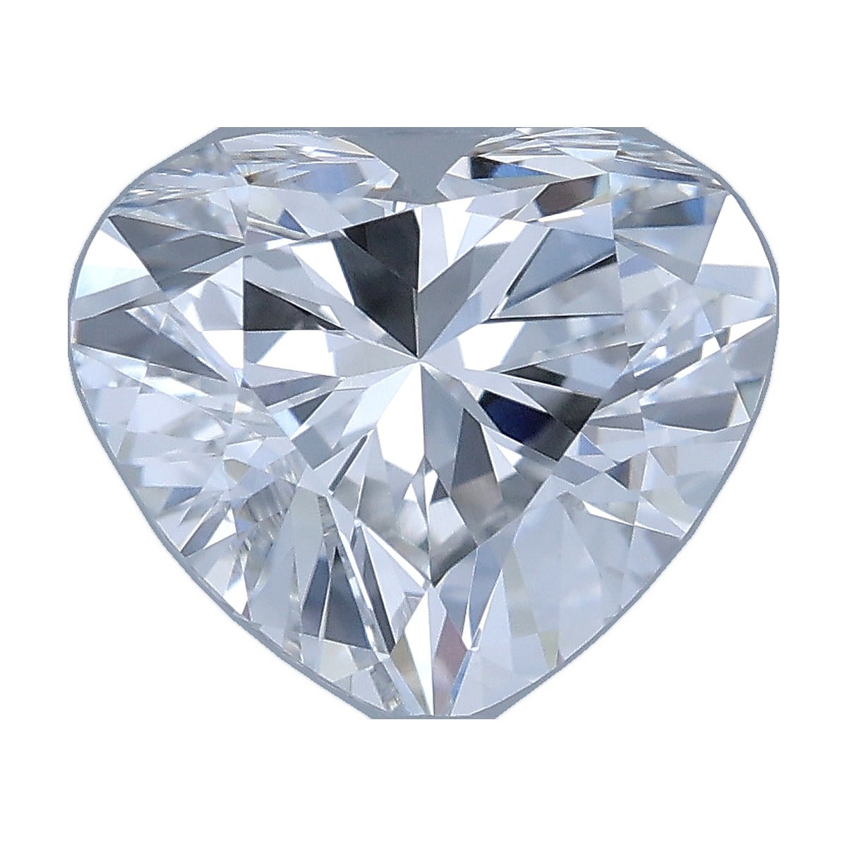 1.06 ct heart lab-grown diamond, F color, VVS2 clarity, IGI certified, still from its 360° video