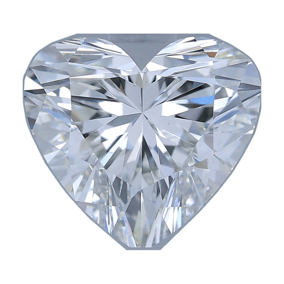 1.06 ct heart lab-grown diamond, G color, VS1 clarity, IGI certified, still from its 360° video