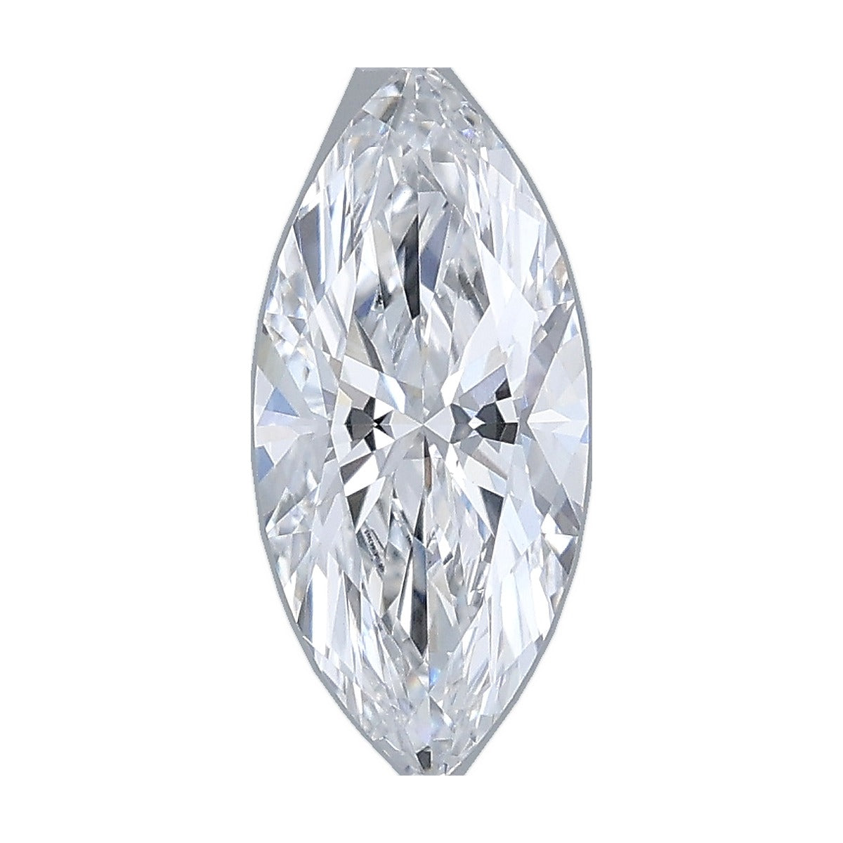 1.06 ct marquise lab-grown diamond, D color, VS1 clarity, IGI certified, still from its 360° video