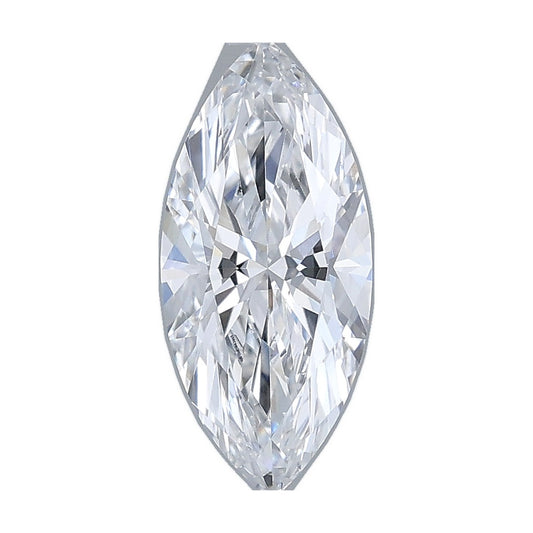 1.06 ct marquise lab-grown diamond, D color, VS1 clarity, IGI certified, still from its 360° video