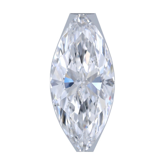 1.06 ct marquise lab-grown diamond, D color, VVS2 clarity, GIA certified, still from its 360° video