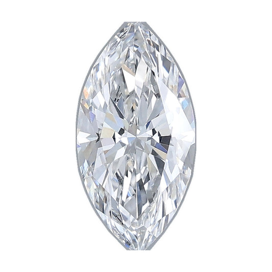 1.06 ct marquise lab-grown diamond, D color, VVS2 clarity, IGI certified, still from its 360° video