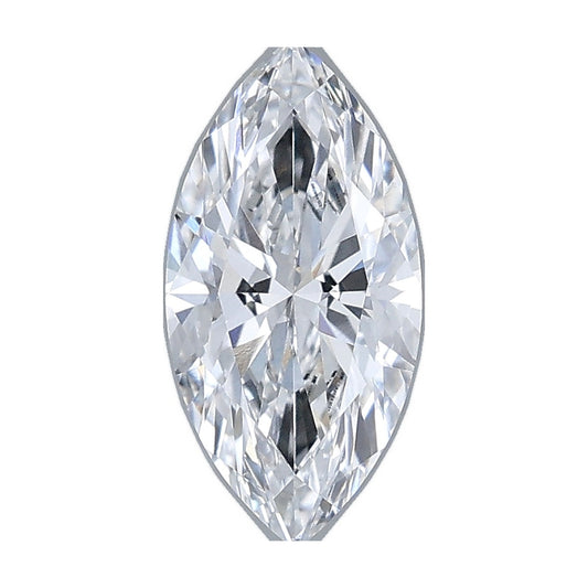 1.06 ct marquise lab-grown diamond, D color, VVS2 clarity, IGI certified, still from its 360° video