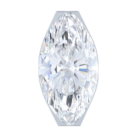 1.06 ct marquise lab-grown diamond, E color, VS1 clarity, IGI certified, still from its 360° video