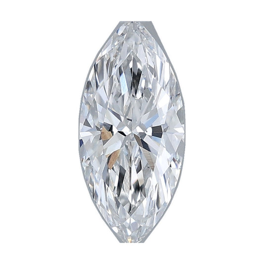 1.06 ct marquise lab-grown diamond, E color, VS1 clarity, IGI certified, still from its 360° video