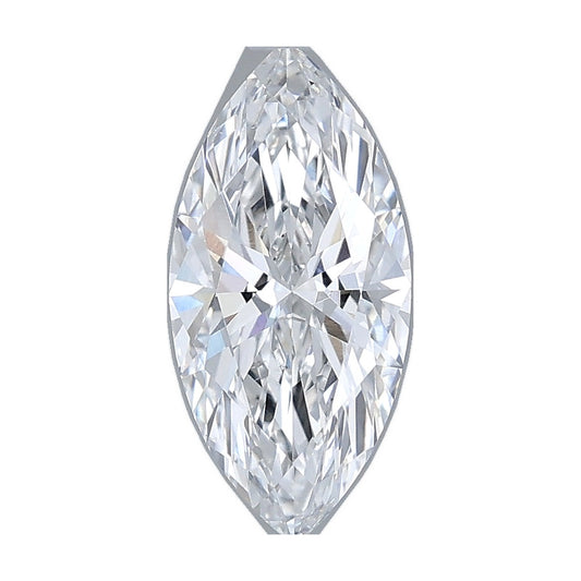 1.06 ct marquise lab-grown diamond, E color, VS1 clarity, IGI certified, still from its 360° video