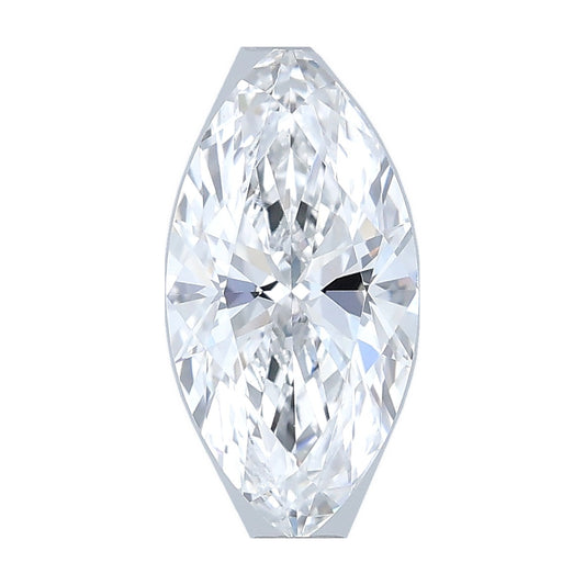 1.06 ct marquise lab-grown diamond, E color, VVS2 clarity, IGI certified, still from its 360° video