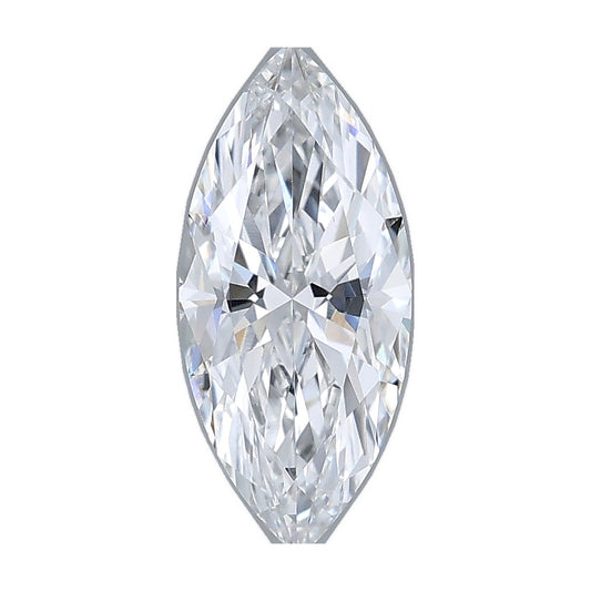1.06 ct marquise lab-grown diamond, E color, VVS2 clarity, IGI certified, still from its 360° video