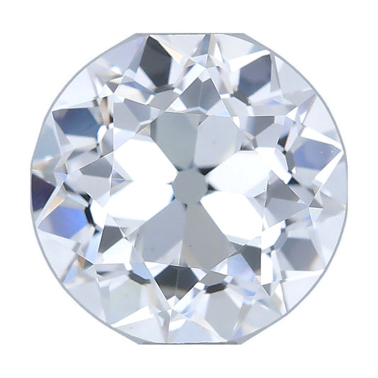 1.06 ct old european round lab-grown diamond, D color, VVS2 clarity, IGI certified, still from its 360° video
