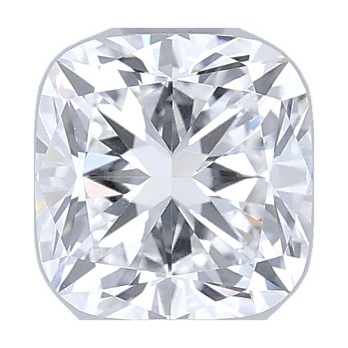 1.07 ct cushion lab-grown diamond, D color, VVS2 clarity, IGI certified, still from its 360° video
