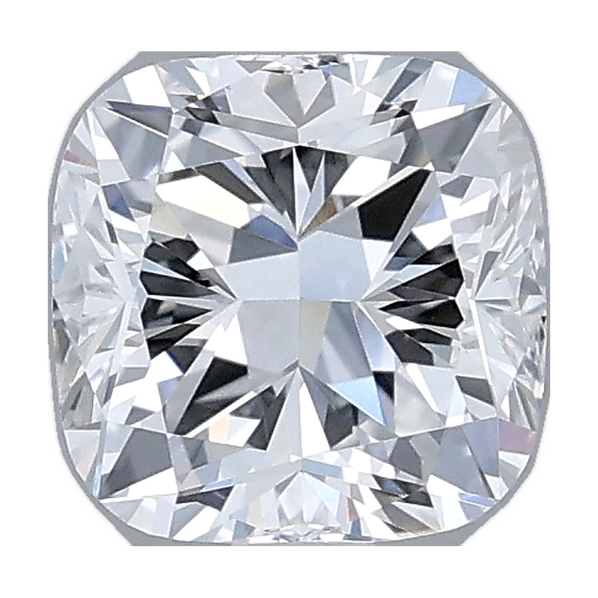 1.07 ct cushion lab-grown diamond, D color, VVS2 clarity, IGI certified, still from its 360° video