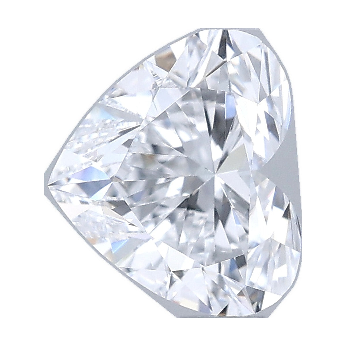 1.07 ct heart lab-grown diamond, D color, VS1 clarity, IGI certified, still from its 360° video
