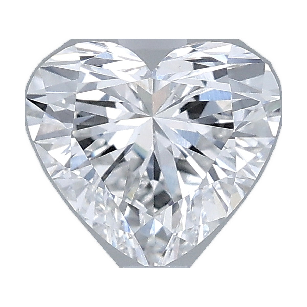 1.07 ct heart lab-grown diamond, D color, VS1 clarity, IGI certified, still from its 360° video