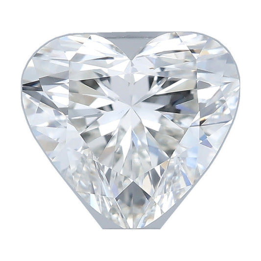 1.07 ct heart lab-grown diamond, G color, VS1 clarity, IGI certified, still from its 360° video