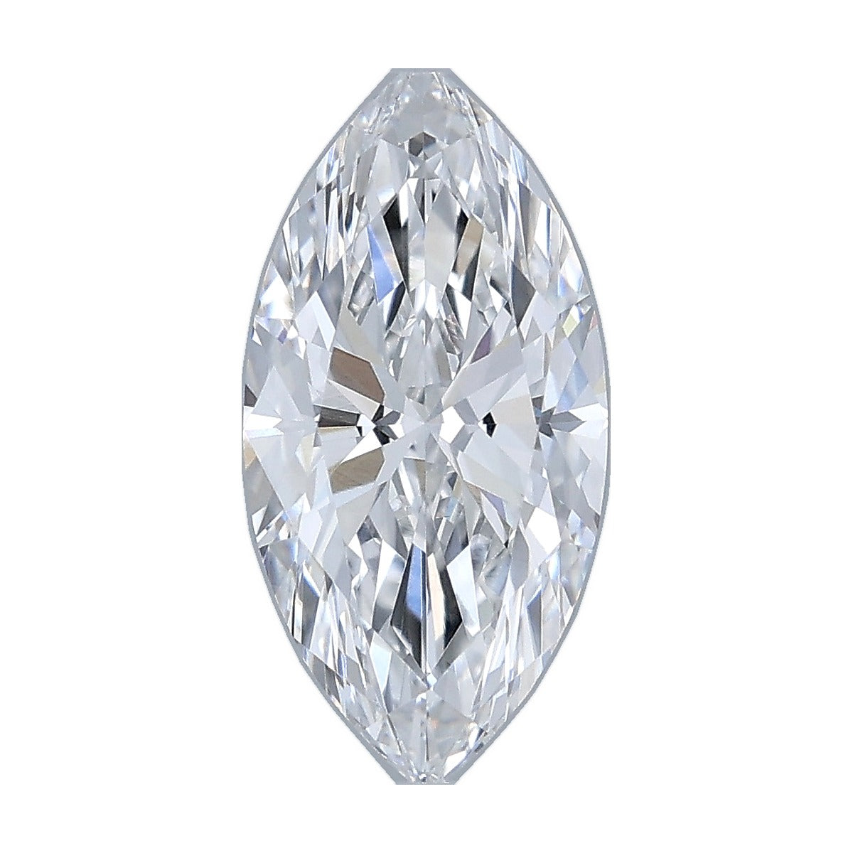 1.07 ct marquise lab-grown diamond, D color, VVS2 clarity, IGI certified, still from its 360° video