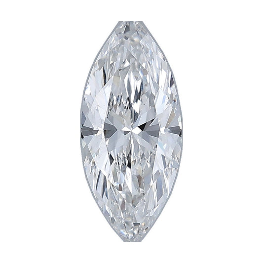 1.07 ct marquise lab-grown diamond, E color, VS1 clarity, IGI certified, still from its 360° video