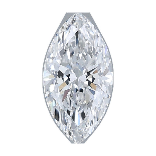 1.07 ct marquise lab-grown diamond, E color, VVS2 clarity, IGI certified, still from its 360° video