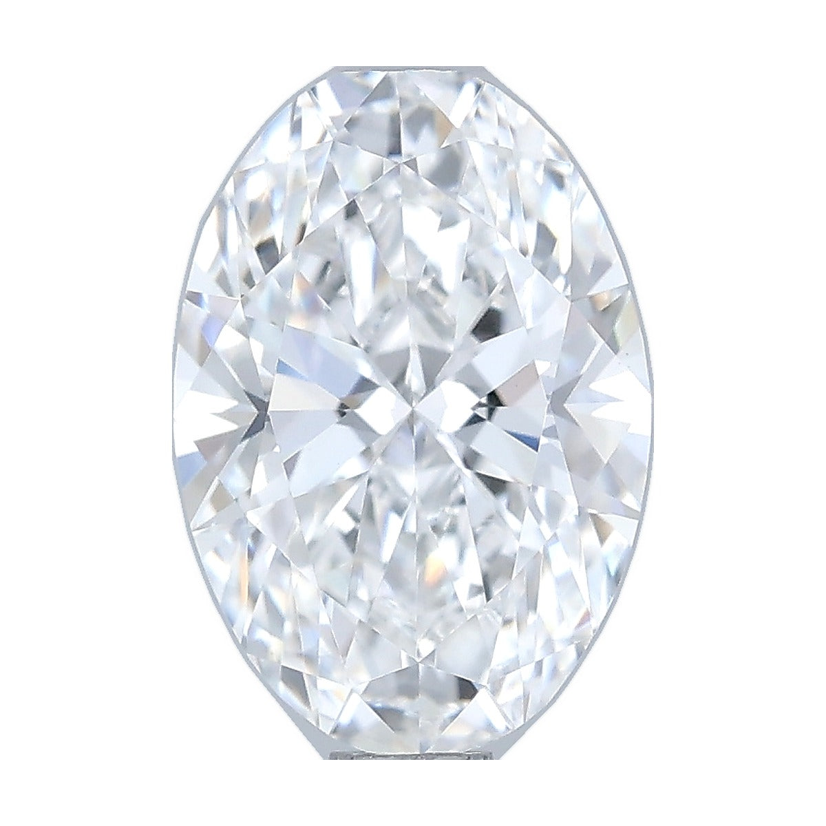 1.07 ct oval lab-grown diamond, D color, VS1 clarity, IGI certified, still from its 360° video