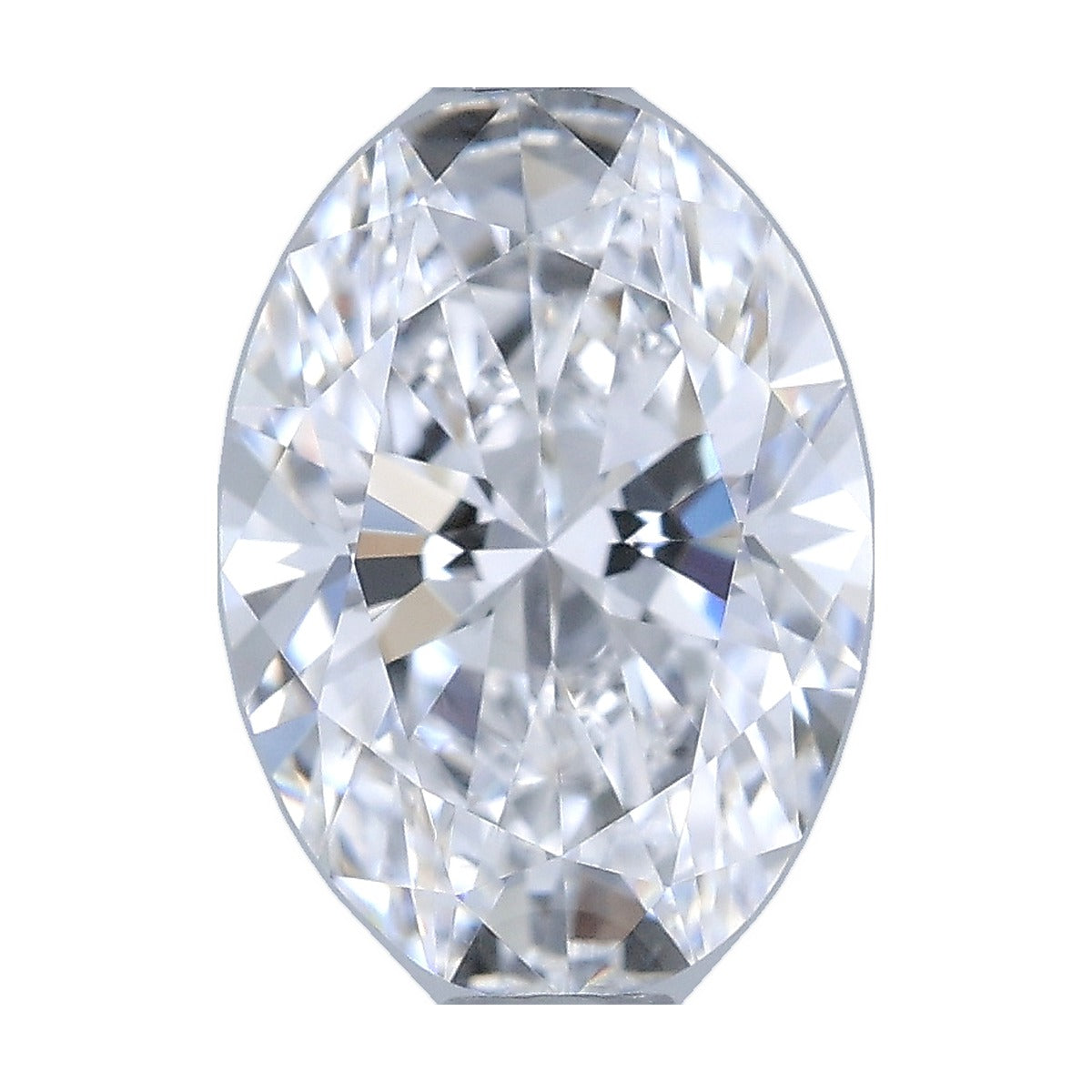 1.07 ct oval lab-grown diamond, D color, VVS2 clarity, IGI certified, still from its 360° video