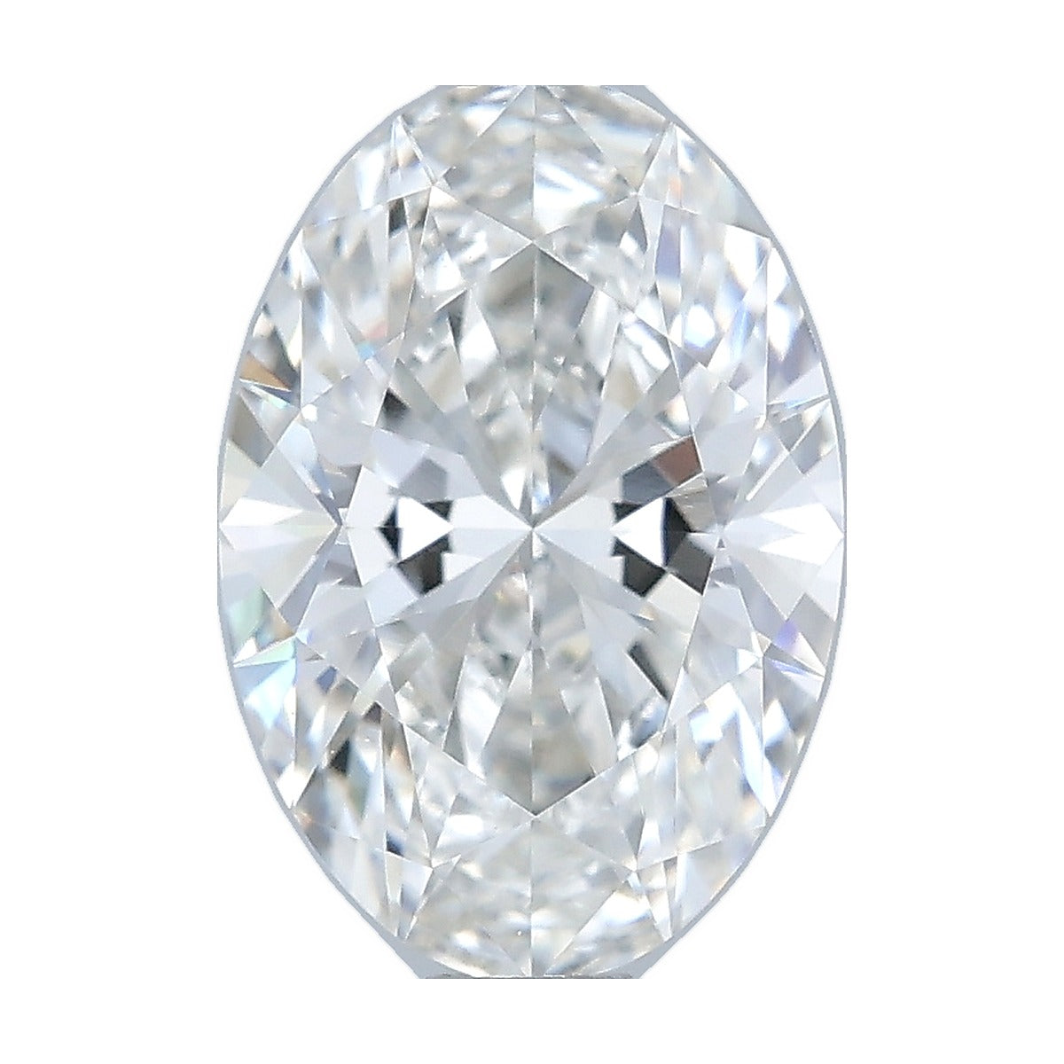 1.07 ct oval lab-grown diamond, F color, VVS2 clarity, IGI certified, still from its 360° video
