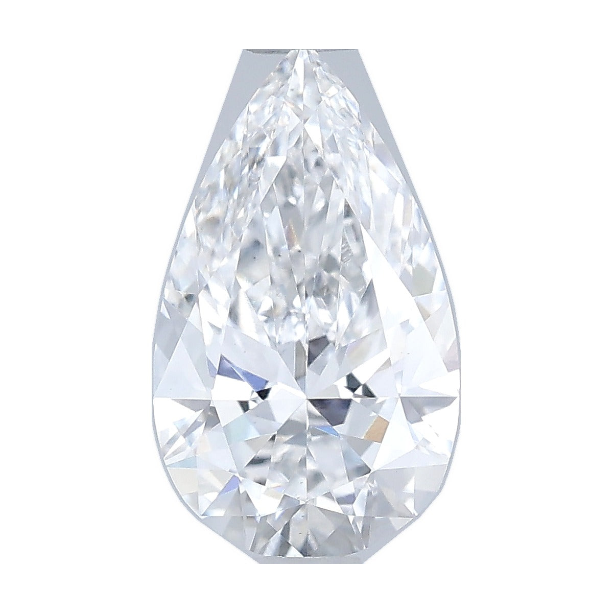 1.07 ct pear lab-grown diamond, D color, VS1 clarity, IGI certified, still from its 360° video