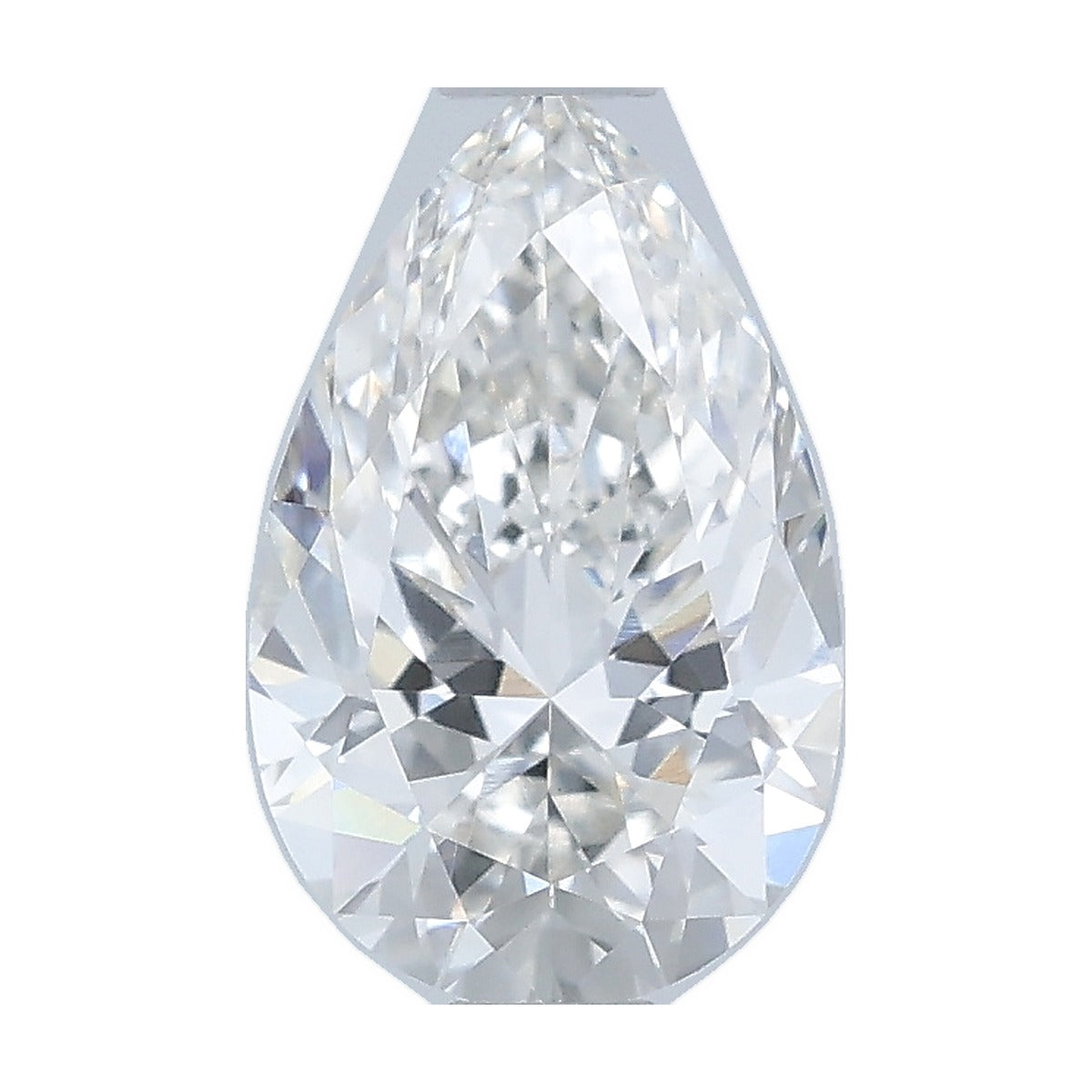 1.07 ct pear lab-grown diamond, F color, VVS2 clarity, IGI certified, still from its 360° video