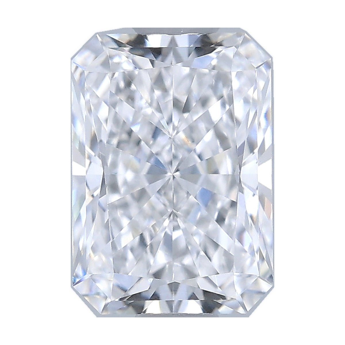 1.07 ct radiant lab-grown diamond, D color, VVS2 clarity, GIA certified, still from its 360° video